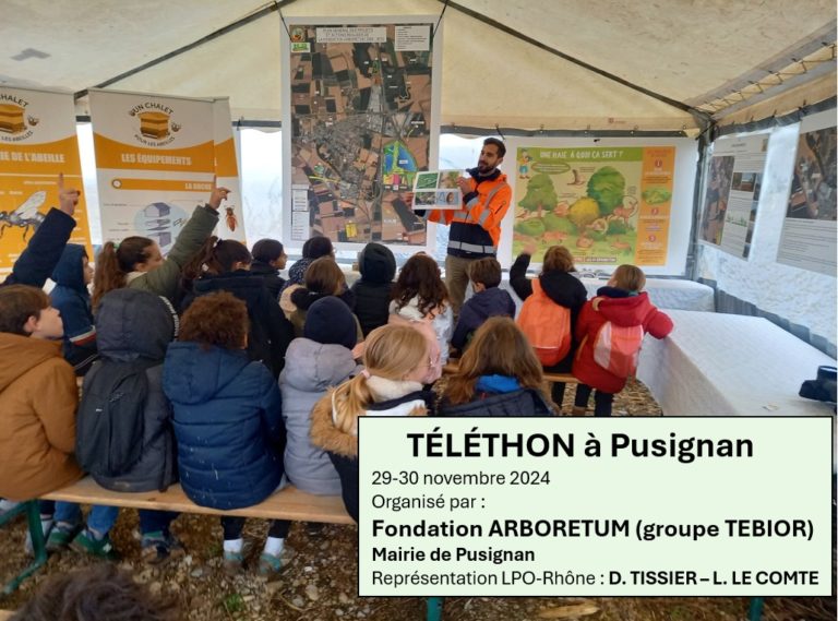 Les 29 et 30 Novembre, C&rsquo;est Téléthon-Haie à Pusignan !